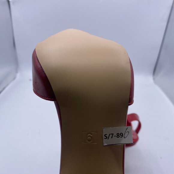 A FOWT red pointy to slingback stilettos heels pumps shoes - Picture 8 of 13